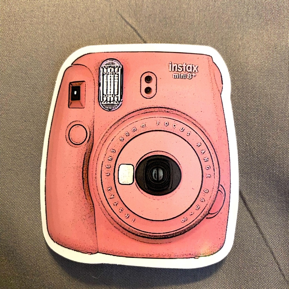🌈20/$5🌈 Instax Mini Pink Sticker